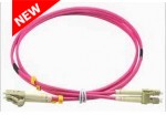 Broxnet Duplex LC/UPC to LC/UPC OM4 50/125 2.0mm 1M LSZH Fiber Patch Cable